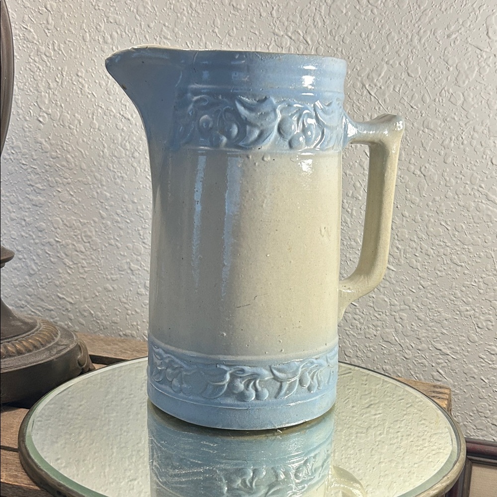 RedWing Cherry Band Salt Glaze Stoneware Pitcher